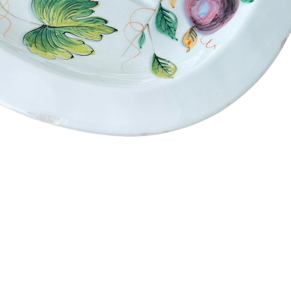 Vintage Italian Hand-Painted XL Platter - Picture 8 of 11